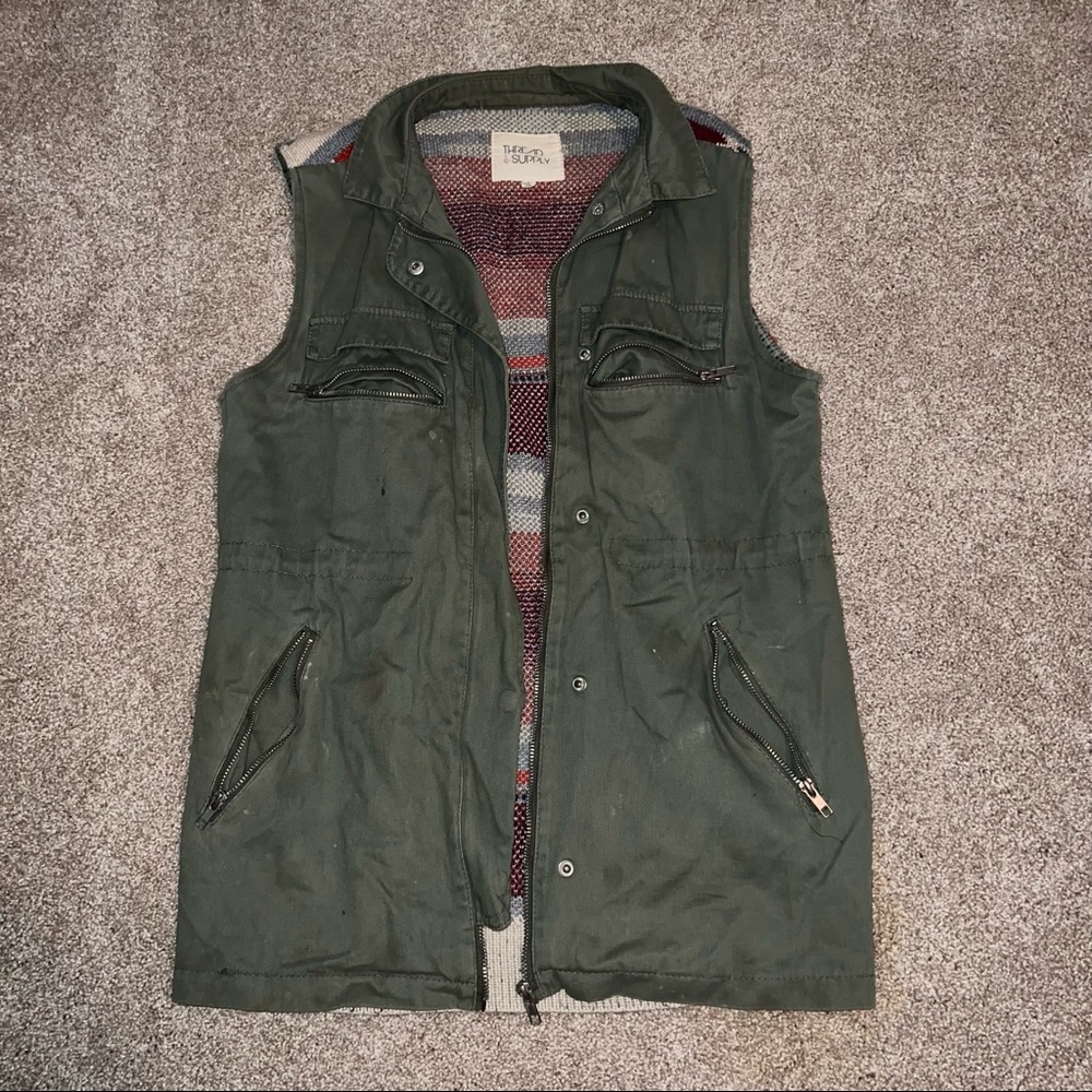 Adorable green sweater vest